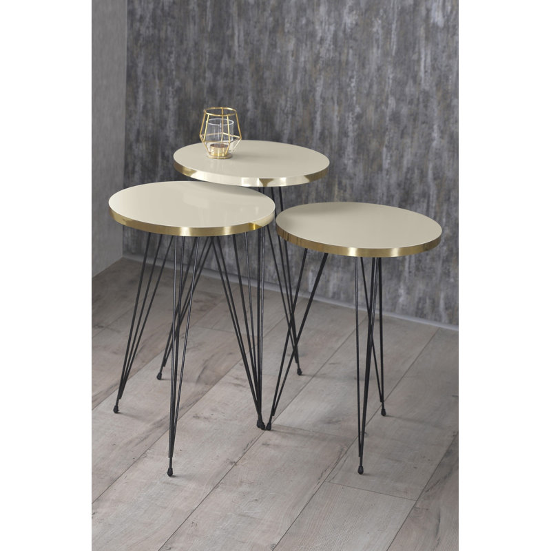 Encanto 14cm Console Table, Cream White