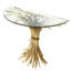 Bonheur 35'' W Glass Console Table