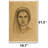 Taupe Sepia Portrait Area Rug