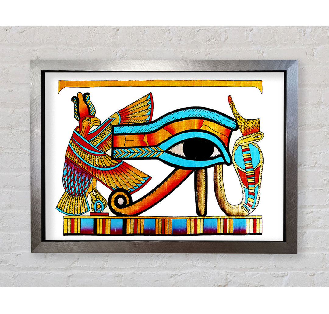 Gerahmtes Leinwandbild Egyptian All Seeing Eye Of Ra