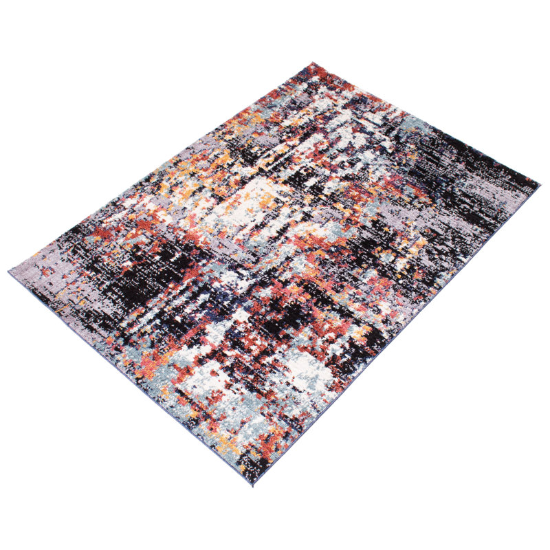 Abstract Indoor Rug, Rectangle 3'11" x 5'11"