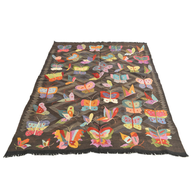 Tapis brun foncé Nathanael