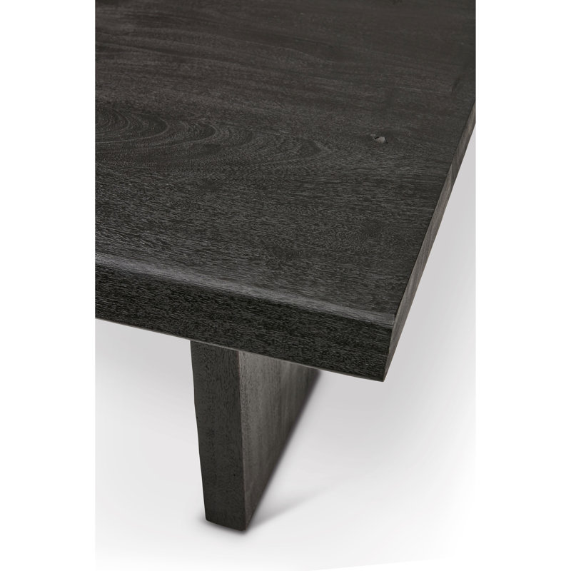 Colin Kentley Solid Wood Sled Coffee Table, Ebonized