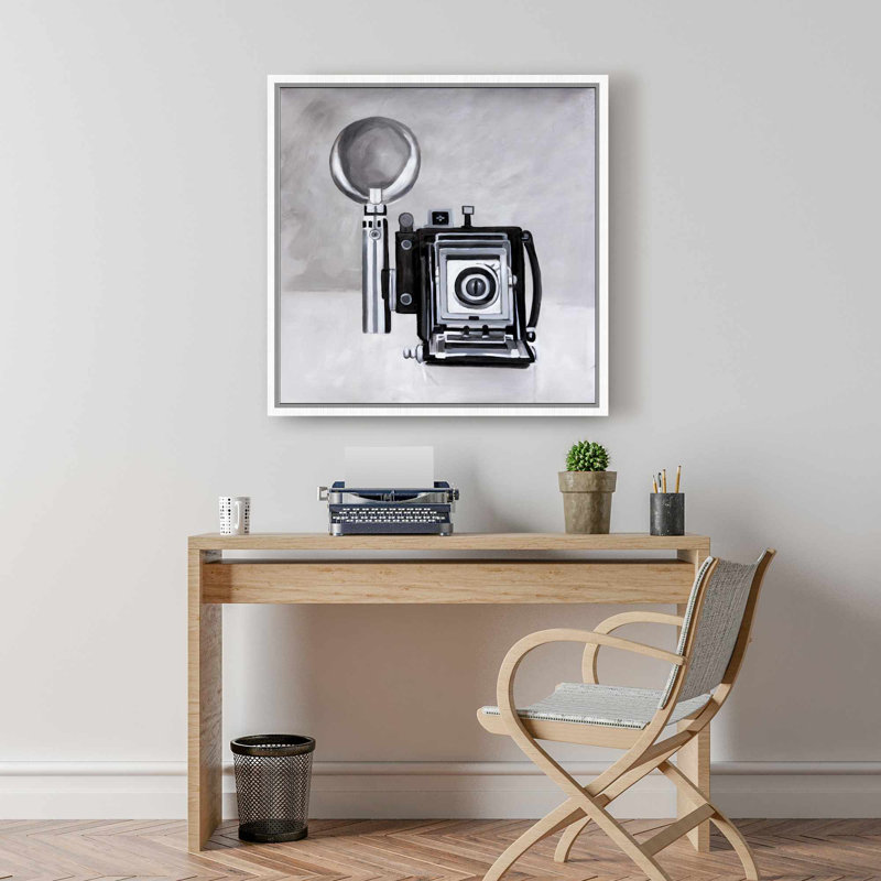 Caméra antique - Décoration de chambre en toile encadrée | Home Art