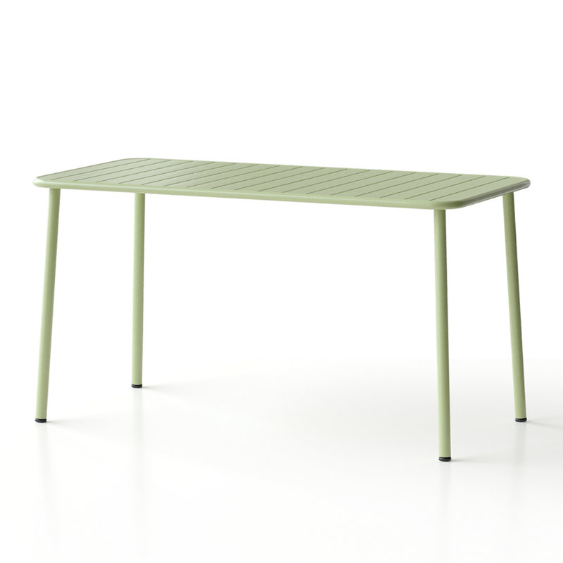 Outdoor Dining Table, Frosty Green