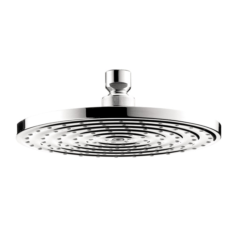 hansgrohe Raindance S Showerhead 180 1-Jet Rain, 2.5 GPM, Chrome