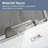 1 Handle Bathroom Waterfall Faucet with Diverter-110438599