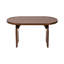 Table basse ovale moderne en bois Cotterell pour salon