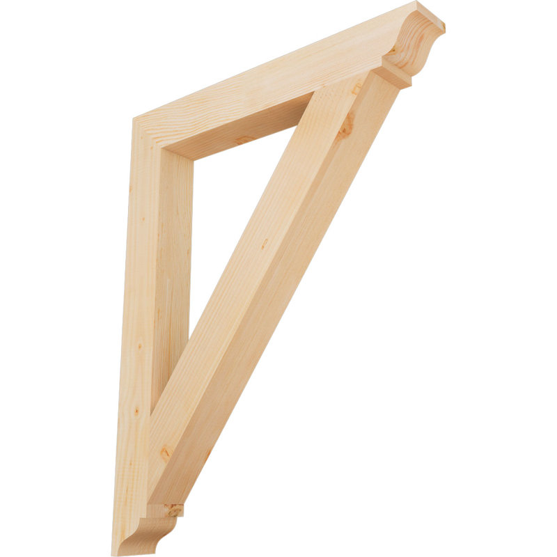 Support traditionnel, H 38 po x l 3,5 po x P 30 po, Douglas (lisse)