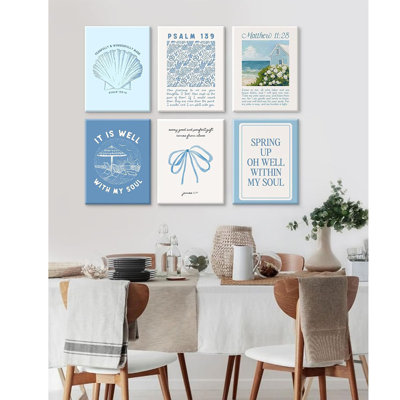 6 Piece Wrapped Canvas Print
