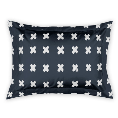 Polyester Geometric Sham Set