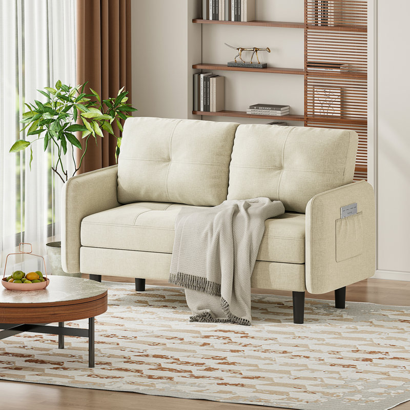 Sofa, Beige Fabric