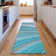 Premium Machine Washable Cerrito AMF585 Teal Rug