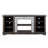 TV Media Stand With Faux Stacked Stone Surround, Modern Entertainment Console-1908697934