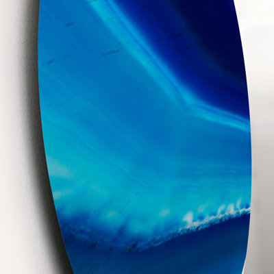 " Blue Slice Agate Crystal " 3 - Pieces