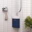 Meuble-lavabo mural simple 16 po avec comptoir en céramique 16 po