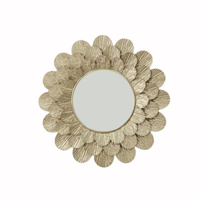 Deverel Metal Round Wall Mirror
