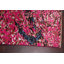 Tapis de couloir noué à la main de conception unique 2 pi 8 po x 10 pi New Age en bleu / rose / brun
