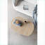 Table basse en magnésium-crème moderne pour le salon, surface de décoration polyvalente et surface spacieuse