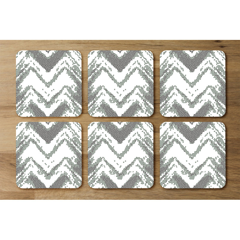 Square 6 Piece Coaster Set