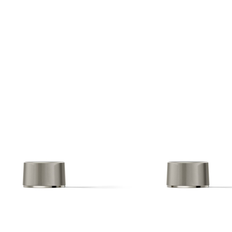 Components™ Bathroom Sink Handles with Oyl Design, Polished Nickel