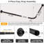 47.6cm L-Shaped Wall Shower Curtain Pole