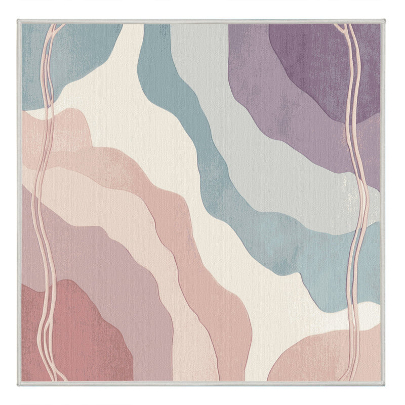 Clouded Drift Rug, Square 4'
