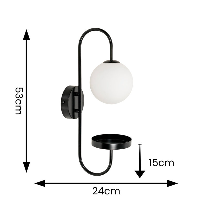 Talty Flush Mounted Sconce, Matte Black
