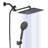 TOPCRAFT 10” Stainless Steel Rain Shower System With Hand Shower-120281320