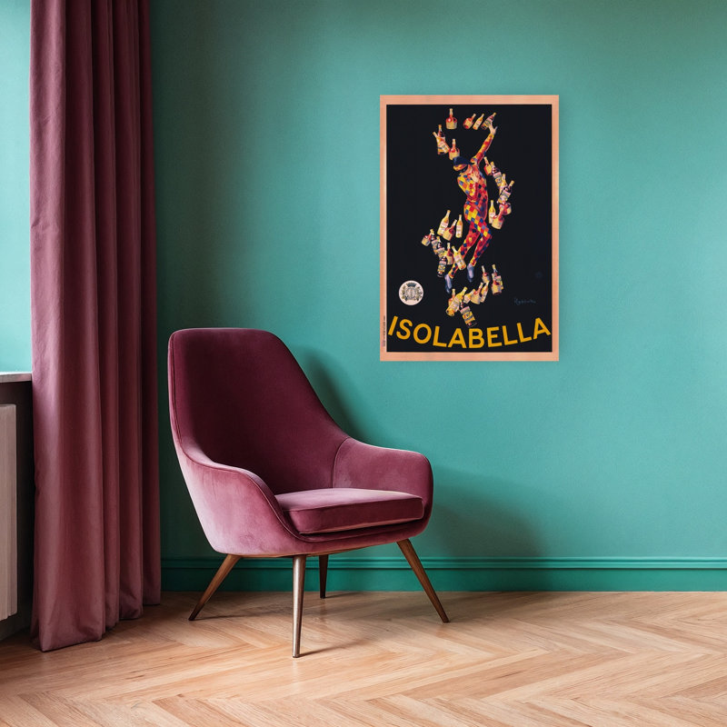 «Islabella», impression d'art rétro classique rétro, H 36 po x l 24 po