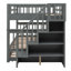Lit superposé double avec lit gigogne, rangement et barrière de sécurité pour chambre à coucher, dortoir-1630064960