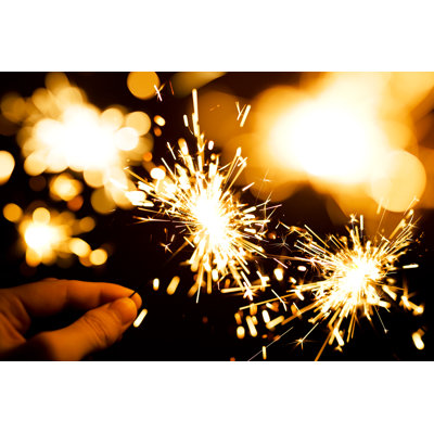 Sparkler by KutakhAleksandr - Wrapped Canvas Print