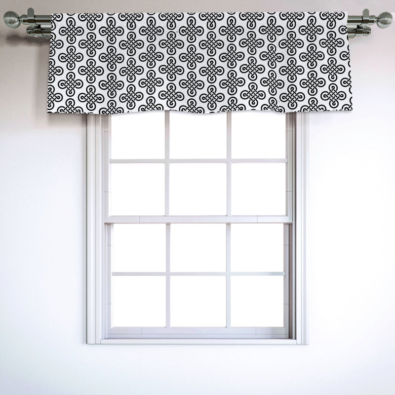 Sateen Ruffled Window Valance