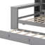 Lit plateforme avec tablettes de rangement, lit gigogne-421616765