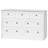 47.6" Farmhouse 7-Drawer White Dresser
