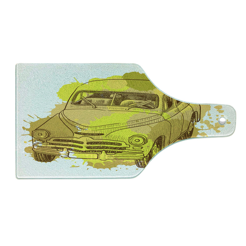 Planche à découper en verre trempé Ambesonne