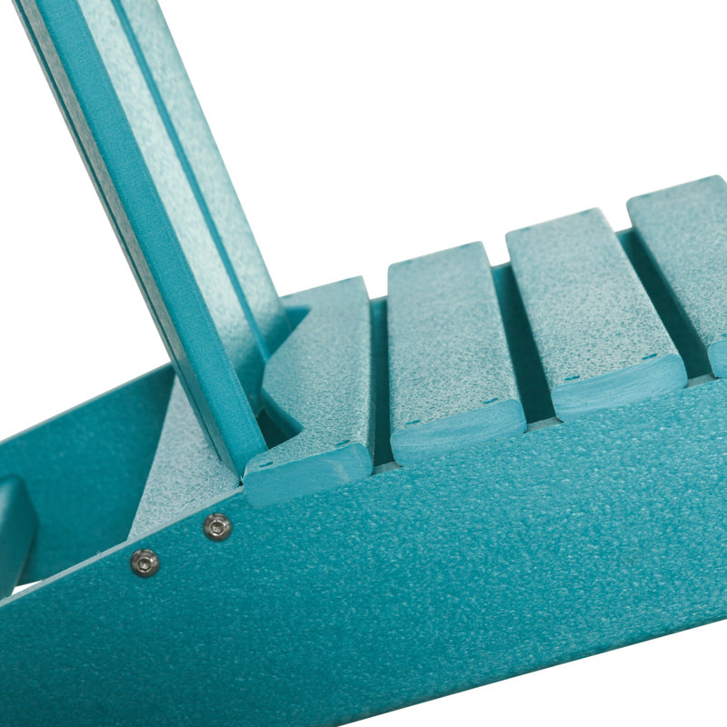 Chaise Adirondack avec porte-gobelet Outsunny, Bleu