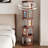 Brown Modern  Manufactured Wood Standard Bookcase