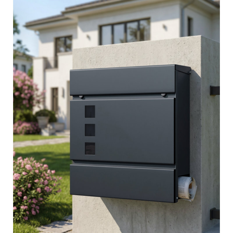 29×9.5×31cm Steel Wall Mounted Post Box