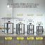 Ensemble de 4 pots de cuisine standard en acier inoxydable avec couvercle en verre Cooks-93266649