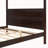 Wood Canopy Platform Bed-534843671