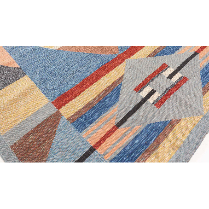 Modern One-of-a-Kind Rectangle 6'6" X 10'1" Flatweave Area Rug