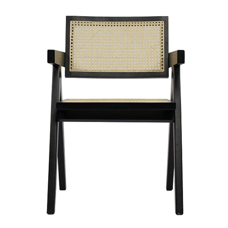 Chaise Cavaco, Noir, naturel