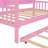 Yajaira Solid Wood Platform Bed House Bed with Trundle,Kids Bed with Shelf-1813543989-1843795590