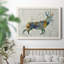 Cerf totem - Cadre photo, reproduction d'art sur toile-1675739326-1675739327