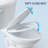 Two Piece Elongated Toilet with Side Push Flush – 1.28 GPF, CUPC Certified, Modern Design