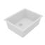 Évier de cuisine à simple cuve 24 3/8 po x 19 1/8 po Karran Quartz-61825437