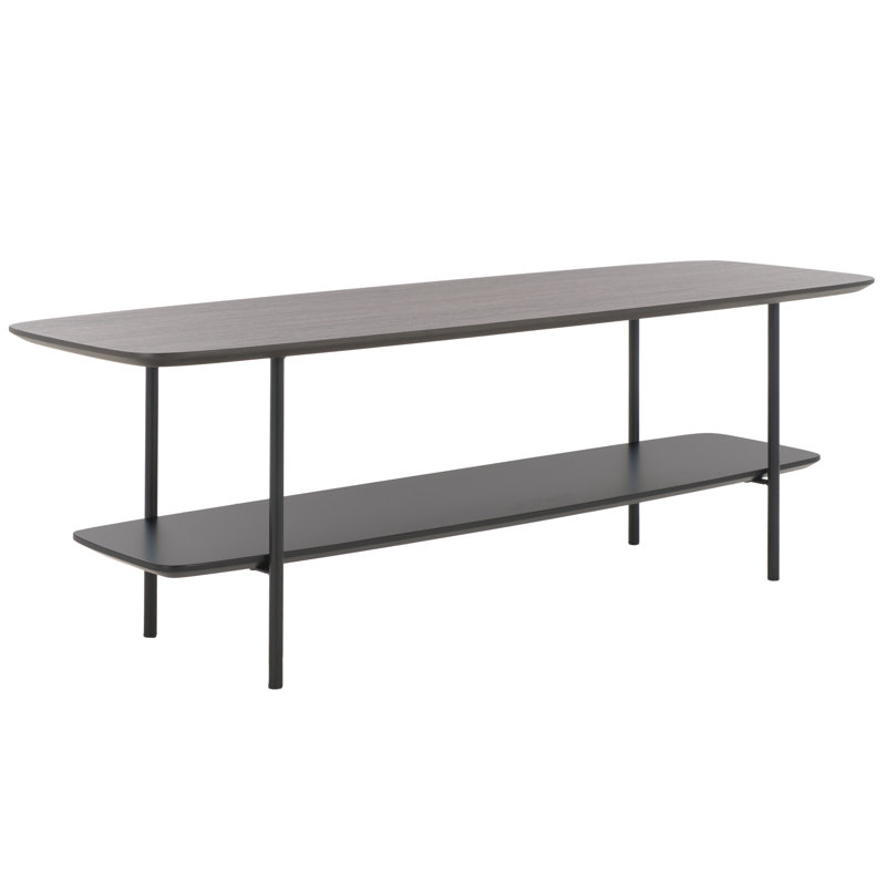 Table basse Torianna, Chêne gris foncé