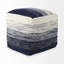 Pouf carré de 16 po de largeur