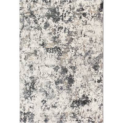 Anease Abstract Flat Weave Area Rug